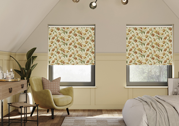 Laura Ashley Gosford, Gold - Roller Blind - Image 3